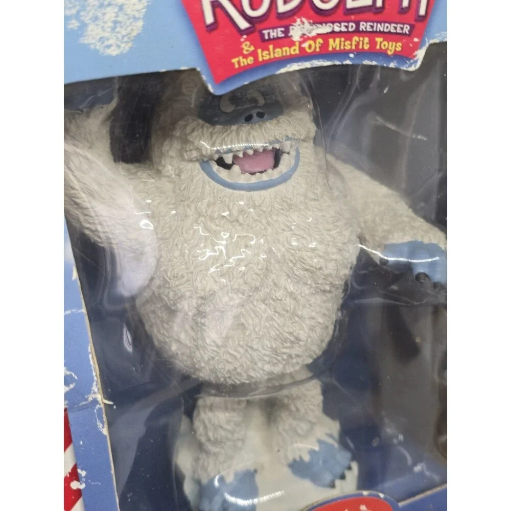 Toy-Site Bumble Bobblehead 2001 Rudolph the Red-Nosed Reindeer In Damaged Box